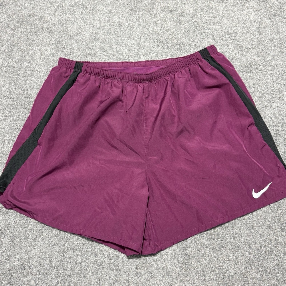 Nike Running Shorts Mens XL Purple Challenger Brief Lined Athletic CZ9062-610